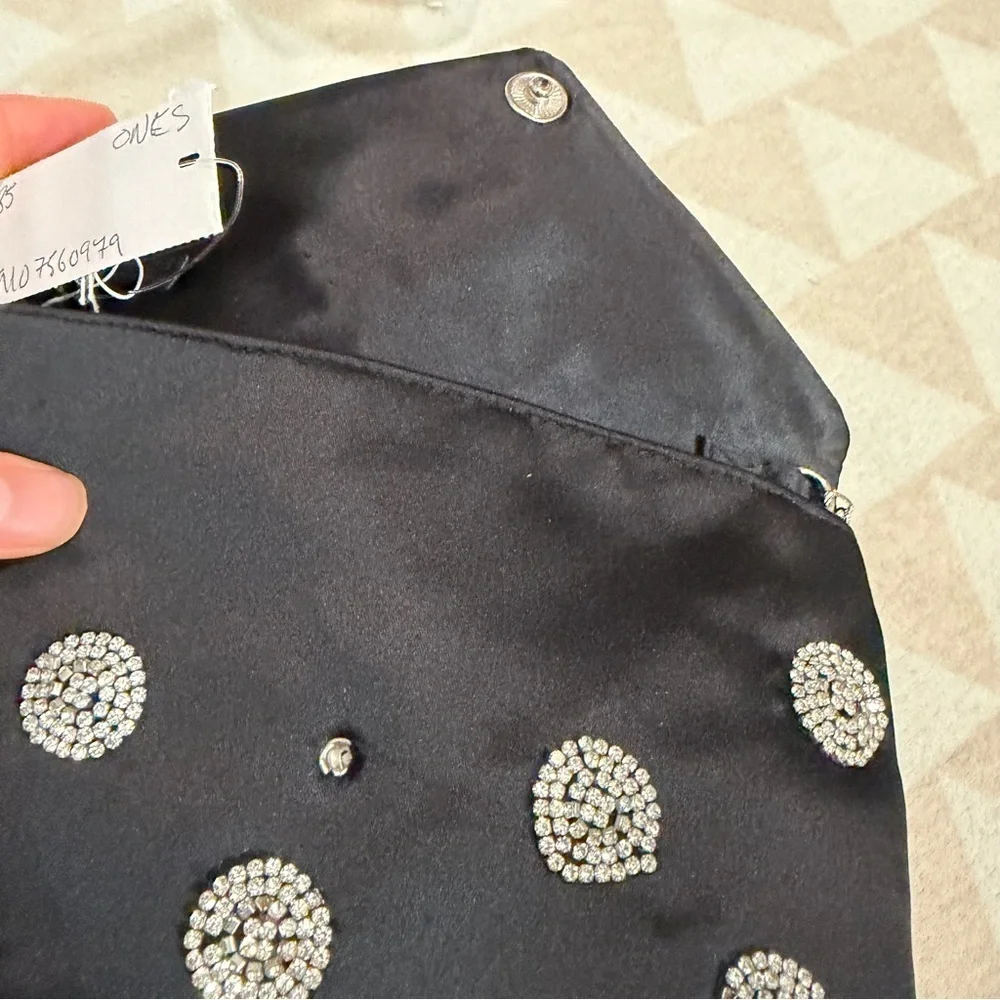 J crew Girls' embellished satin envelope clutch